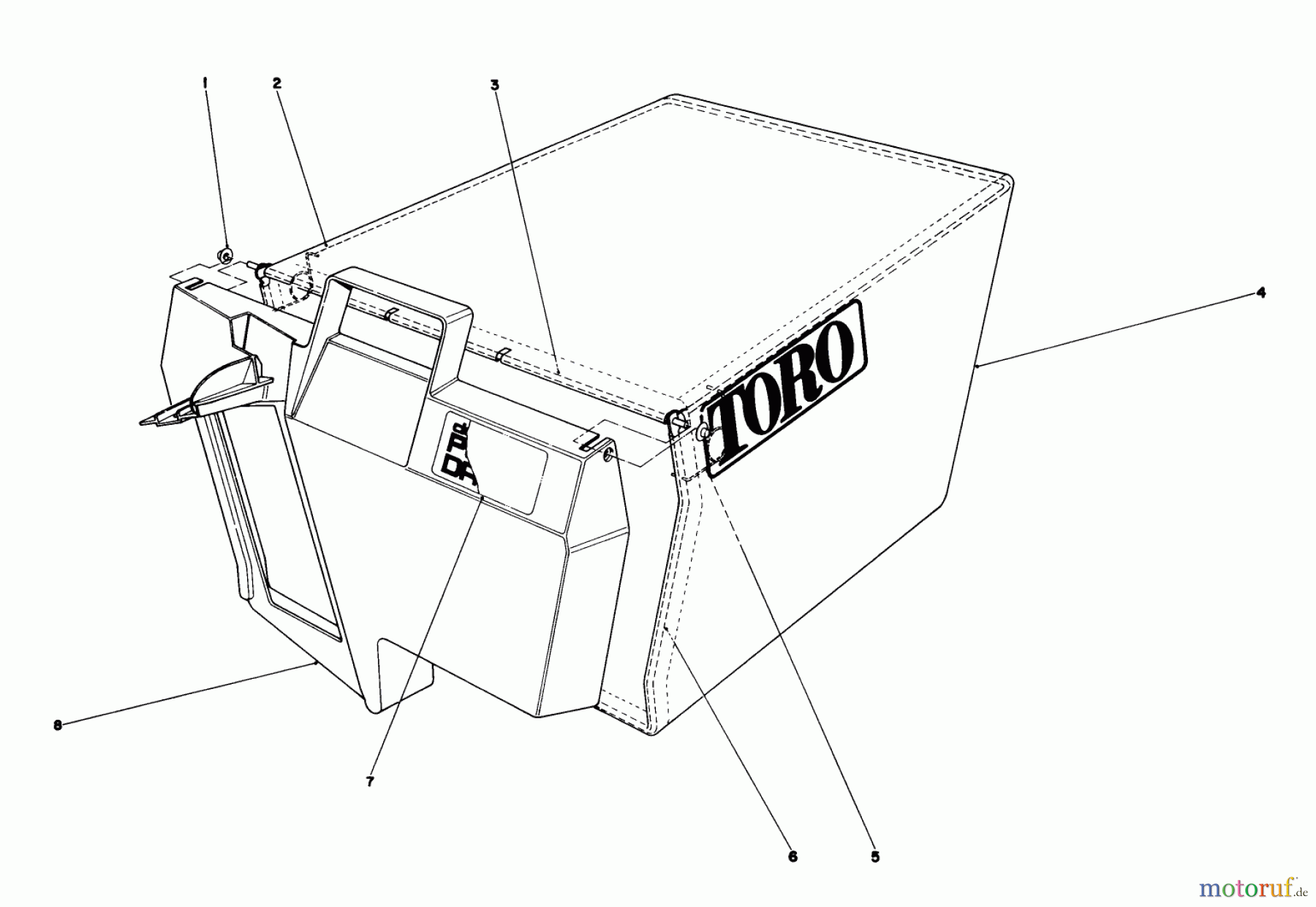  Toro Neu Accessories, Mower 59174 - Toro Rear Bagging Kit, Recycler Mower (21