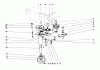 Toro 55275 (888) - 888 matic Tractor, 1972 (2000001-2999999) Listas de piezas de repuesto y dibujos POWER TAKE-OFF ASSEMBLY