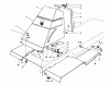 Toro 59176 - 32" Bagger, Easy Empty, 1992 (2000001-2999999) Listas de piezas de repuesto y dibujos FRONT TOWER ASSEMBLY