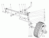 Toro 57043 - 25" Lawn Tractor, 1971 (1000001-1999999) Listas de piezas de repuesto y dibujos FRONT AXLE ASSEMBLY