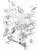 Toro 57201 - 25" Lawn Tractor, 1968 (8000001-8999999) Listas de piezas de repuesto y dibujos CHASSIS ASSEMBLY PARTS LIST