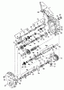 Toro 57201 - 25" Lawn Tractor, 1968 (8000001-8999999) Listas de piezas de repuesto y dibujos TRANSMISSION PARTS LIST