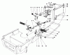 Toro 57300 (8-32) - 8-32 Front Engine Rider, 1981 (1000001-1999999) Listas de piezas de repuesto y dibujos BRAKE & CLUTCH PEDAL ASSEMBLY