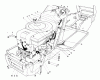Toro 57360 (11-32) - 11-32 Lawn Tractor, 1985 (5000001-5999999) Listas de piezas de repuesto y dibujos ENGINE ASSEMBLY MODEL 57360