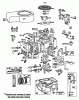 Toro 57357 (11-44) - 11-44 Lawn Tractor, 1982 (2000001-2999999) Listas de piezas de repuesto y dibujos ENGINE BRIGGS & STRATTON MODEL 252707-0230-01