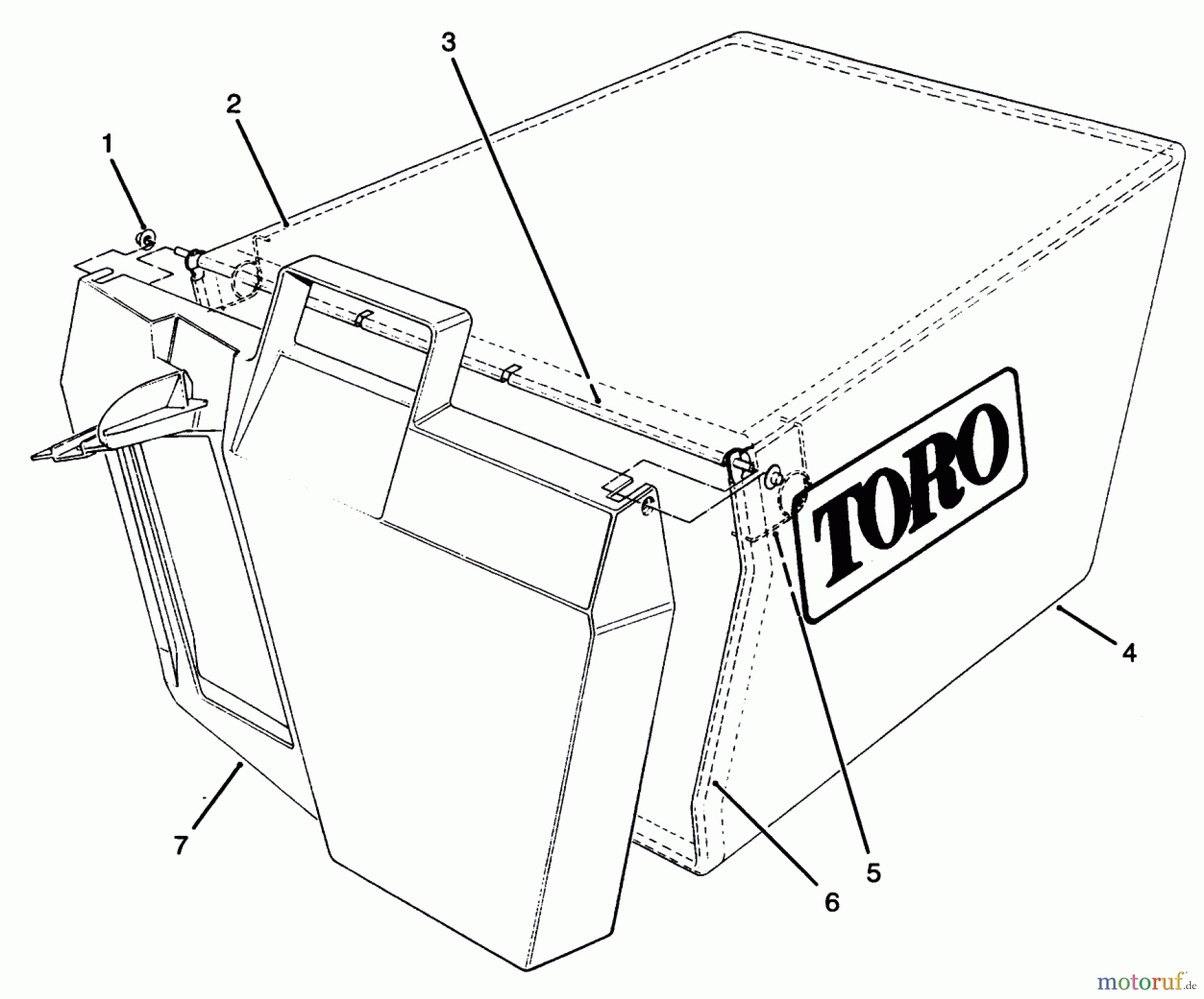  Toro Neu Accessories, Mower 59192 - Toro Rear Bag Kit, 21