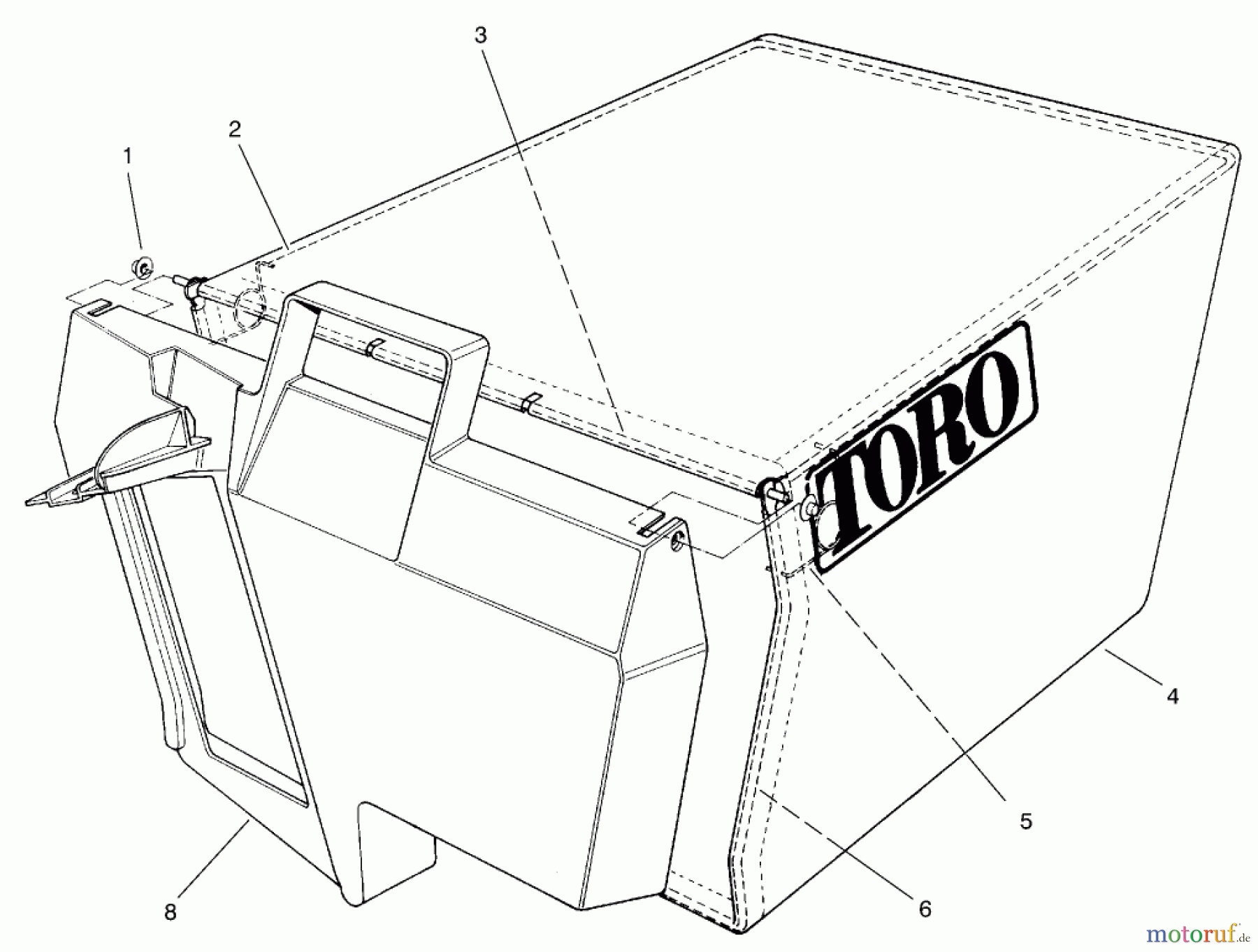  Toro Neu Accessories, Mower 59194 - Toro Rear Bag Kit, 21