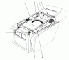Toro 57360 (11-32) - 11-32 Lawn Tractor, 1986 (6000001-6999999) Listas de piezas de repuesto y dibujos HOOD DUCT ASSEMBLY