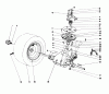 Toro 57360 (11-32) - 11-32 Lawn Tractor, 1986 (6000001-6999999) Listas de piezas de repuesto y dibujos TRANSAXLE & CLUTCH ASSEMBLY