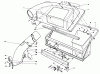 Toro 57360 (11-32) - 11-32 Lawn Tractor, 1986 (6000001-6999999) Listas de piezas de repuesto y dibujos TWIN BAGGER GRASS CATCHER MODEL NO. 59122 (OPTIONAL)