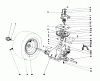 Toro 57360 (11-32) - 11-32 Lawn Tractor, 1987 (7000001-7999999) Listas de piezas de repuesto y dibujos TRANSAXLE & CLUTCH ASSEMBLY