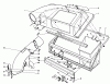 Toro 57360 (11-32) - 11-32 Lawn Tractor, 1987 (7000001-7999999) Listas de piezas de repuesto y dibujos TWIN BAGGER GRASS CATCHER MODEL NO. 59122 (OPTIONAL)