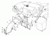 Toro 57360 (11-32) - 11-32 Lawn Tractor, 1987 (7000001-7999999) Listas de piezas de repuesto y dibujos TWIN BAGGER GRASS CATCHER MODEL NO. 59184 (OPTIONAL)