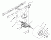 Toro 71180 (12-38XL) - 12-38XL Lawn Tractor, 1993 (3900001-3999999) Listas de piezas de repuesto y dibujos TRANSAXLE ASSEMBLY