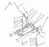 Toro 71200 (12-32XL) - 12-32XL Lawn Tractor, 1994 (4900001-4999999) Listas de piezas de repuesto y dibujos SHIFT ASSEMBLY