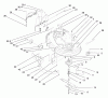 Toro 71185 (13-38XL) - 13-38XL Lawn Tractor, 1997 (7900001-7999999) Listas de piezas de repuesto y dibujos DECK ASSEMBLY (38" CUTTING UNIT)