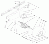 Toro 71185 (13-38XL) - 13-38XL Lawn Tractor, 1997 (7900001-7999999) Listas de piezas de repuesto y dibujos TRANSAXLE ASSEMBLY