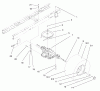 Toro 71189 (12-32XL) - 12-32XL Lawn Tractor, 1998 (8900001-8999999) Listas de piezas de repuesto y dibujos TRANSAXLE ASSEMBLY