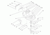 Toro 71190 (13-38XL) - 13-38XL Lawn Tractor, 1997 (7900001-7999999) Listas de piezas de repuesto y dibujos DECK ASSEMBLY (38" CUTTING UNIT)