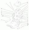 Toro 71190 (13-38XL) - 13-38XL Lawn Tractor, 1998 (8900001-8999999) Listas de piezas de repuesto y dibujos SEAT ASSEMBLY