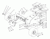 Toro 71191 (13-38HXL) - 13-38HXL Lawn Tractor, 1996 (6900001-6999999) Listas de piezas de repuesto y dibujos FRONT AXLE ASSEMBLY