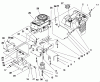 Toro 71192 (15-44HXL) - 15-44HXL Lawn Tractor, 1995 (5900001-5999999) Listas de piezas de repuesto y dibujos ENGINE ASSEMBLY