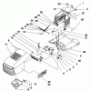 Toro 71192 (15-44HXL) - 15-44HXL Lawn Tractor, 1995 (5900001-5999999) Listas de piezas de repuesto y dibujos HOOD ASSEMBLY