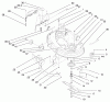 Toro 71193 (14-38HXL) - 14-38HXL Lawn Tractor, 1997 (7900001-7999999) Listas de piezas de repuesto y dibujos DECK ASSEMBLY (38" CUTTING UNIT)