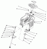 Toro 71196 (16-44HXL) - 16-44HXL Lawn Tractor, 1996 (6900001-6999999) Listas de piezas de repuesto y dibujos STEERING ASSEMBLY