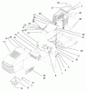 Toro 71218 (16-44HXL) - 16-44HXL Lawn Tractor, 1997 (7900001-7999999) Listas de piezas de repuesto y dibujos HOOD ASSEMBLY