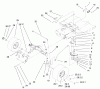 Toro 71197 (17-44HXL) - 17-44HXL Lawn Tractor, 1999 (9900001-9999999) Listas de piezas de repuesto y dibujos STEERING COMPONENTS ASSEMBLY