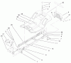 Toro 71280 (17-44HXLE) - 17-44HXLE Lawn Tractor, 2000 (200000001-200999999) Listas de piezas de repuesto y dibujos FRAME & BODY ASSEMBLY