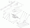 Toro 71199 (12-32XL) - 12-32XL Lawn Tractor, 2000 (200000001-200999999) Listas de piezas de repuesto y dibujos 5 SPEED TRANSAXLE ASSEMBLY