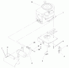 Toro 71199 (12-32XL) - 12-32XL Lawn Tractor, 2001 (210000001-210999999) Listas de piezas de repuesto y dibujos "L" ENGINE SYSTEM COMPONENTS ASSEMBLY