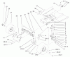 Toro 71199 (12-32XL) - 12-32XL Lawn Tractor, 2001 (210000001-210999999) Listas de piezas de repuesto y dibujos STEERING COMPONENTS ASSEMBLY