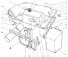 Toro 79103 - 38" Twin Bagger, XL Series Lawn Tractors, 2009 (290000001-290999999) Listas de piezas de repuesto y dibujos GRASS CATCHER ASSEMBLY