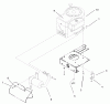 Toro 71209 (13-32XLE) - 13-32XLE Lawn Tractor, 2003 (230000001-230999999) Listas de piezas de repuesto y dibujos ENGINE SYSTEM COMPONENTS ASSEMBLY
