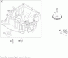 Toro 71209 (13-32XLE) - 13-32XLE Lawn Tractor, 2004 (240000001-240999999) Listas de piezas de repuesto y dibujos CRANKCASE ASSEMBLY BRIGGS AND STRATTON 21A907-0169-E1