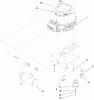 Toro 71209 (XL 320) - XL 320 Lawn Tractor, 2005 (250000001-250005000) Listas de piezas de repuesto y dibujos ENGINE SYSTEM ASSEMBLY