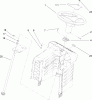 Toro 71209 (XL 320) - XL 320 Lawn Tractor, 2008 (280000001-280999999) Listas de piezas de repuesto y dibujos FIXED STEERING ASSEMBLY