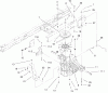 Toro 71212 (17-44HXL) - 17-44HXL Lawn Tractor, 2000 (200000001-200999999) Listas de piezas de repuesto y dibujos HYDRO TRANSAXLE ASSEMBLY #1