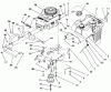 Toro 71218 (16-44HXL) - 16-44HXL Lawn Tractor, 1996 (6900001-6999999) Listas de piezas de repuesto y dibujos ENGINE ASSEMBLY