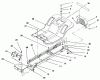 Toro 71218 (16-44HXL) - 16-44HXL Lawn Tractor, 1996 (6900001-6999999) Listas de piezas de repuesto y dibujos FRAME ASSEMBLY
