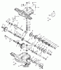 Toro 71223 (16-38XL) - 16-38XL Lawn Tractor, 2001 (210000001-210999999) Listas de piezas de repuesto y dibujos PEERLESS TRANSAXLE MODEL MST 205-509