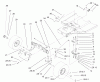 Toro 71223 (16-38XL) - 16-38XL Lawn Tractor, 2001 (210000001-210999999) Listas de piezas de repuesto y dibujos STEERING ASSEMBLY