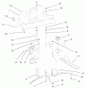 Toro 79104 - 44" Vacuum Bagger, XL Series Lawn Tractors, 2000 (200000001-200999999) Listas de piezas de repuesto y dibujos 44" DECK COMPONENTS ASSEMBLY