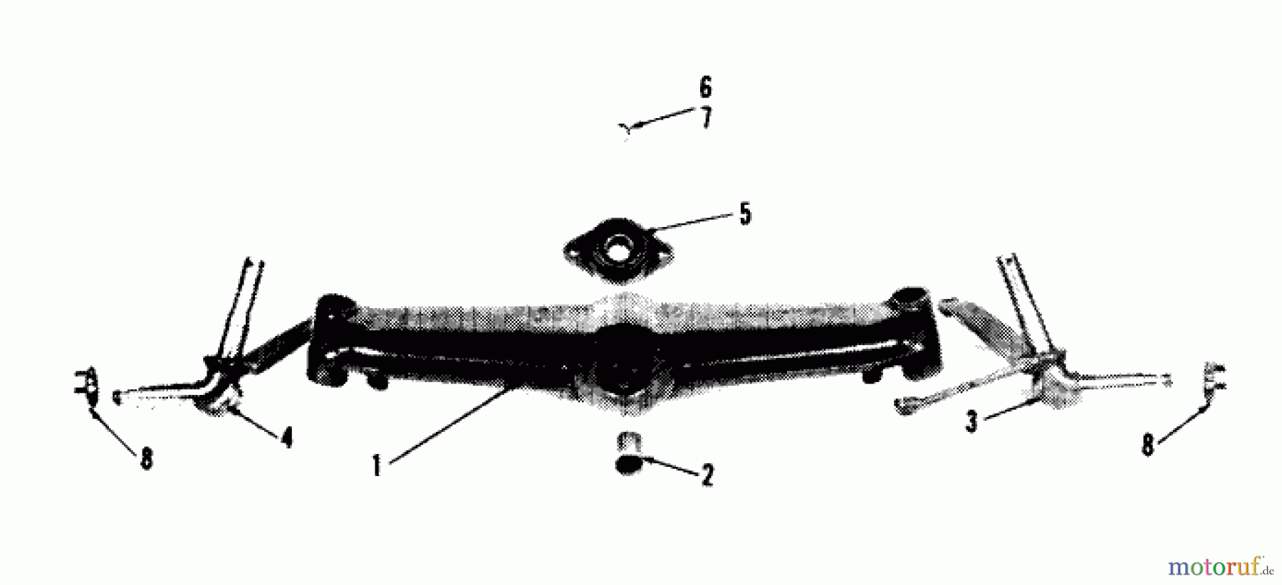 Toro Neu Accessories 80481 - Toro Heavy-Duty Axle, 1980 PARTS LIST FOR HEAVY DUTY FRONT AXLE FACTORY ORDER NUMBER 8-0481