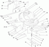 Toro 71246 (XL 380H) - XL 380H Lawn Tractor, 2007 (270000001-270999999) Listas de piezas de repuesto y dibujos 38 INCH DECK ASSEMBLY