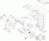 Toro 71257 (XL 320) - XL 320 Lawn Tractor, 2009 (290000001-290999999) Listas de piezas de repuesto y dibujos STEERING COMPONENT ASSEMBLY