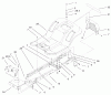 Toro 71282 (17-44HXLE) - 17-44HXLE Lawn Tractor, 2001 (210000001-210999999) Listas de piezas de repuesto y dibujos FRAME & BODY ASSEMBLY